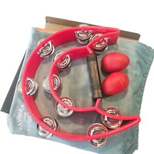 Tambourine Eggshakers Half Moon Headless Instruments Glory Church Music Jingles